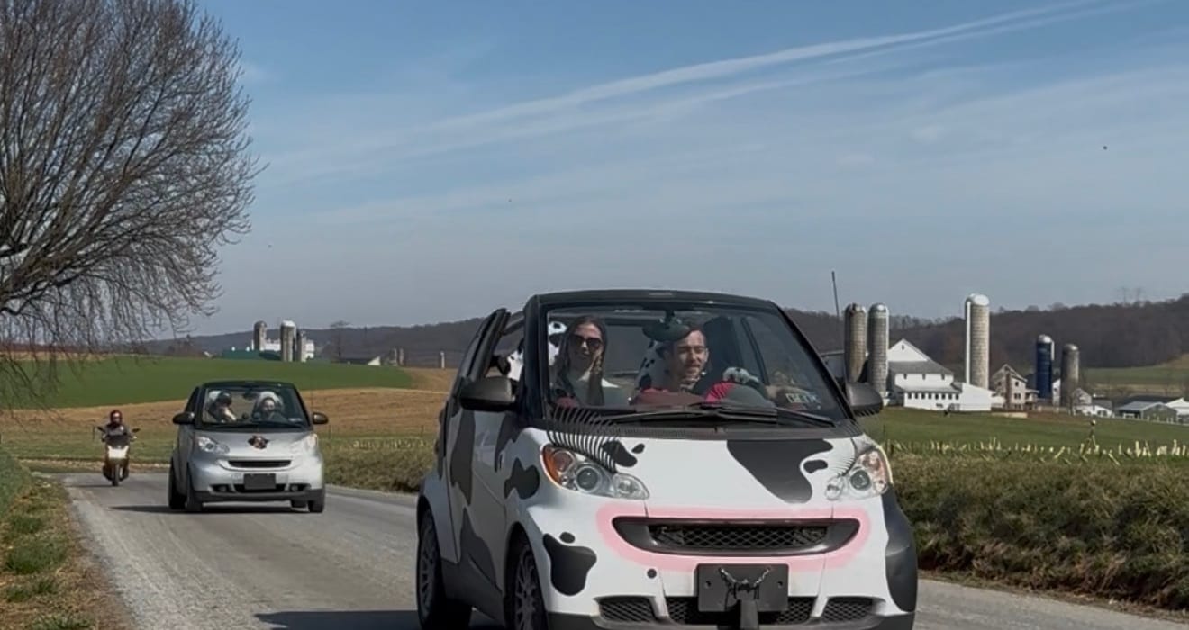 Scenic Lancaster County countryside for private Cabrio tours